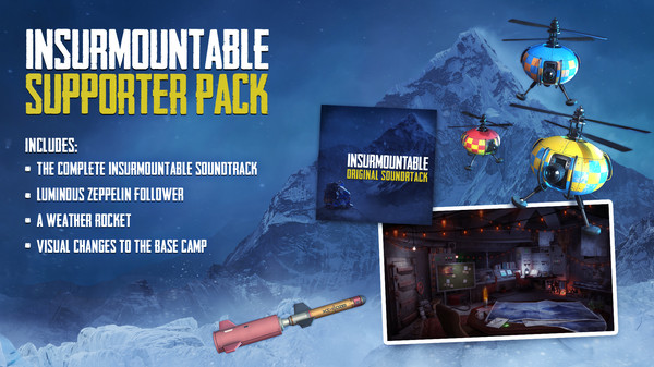 Insurmountable - Supporter Pack DLC Steam CD Key [$ 5.64]