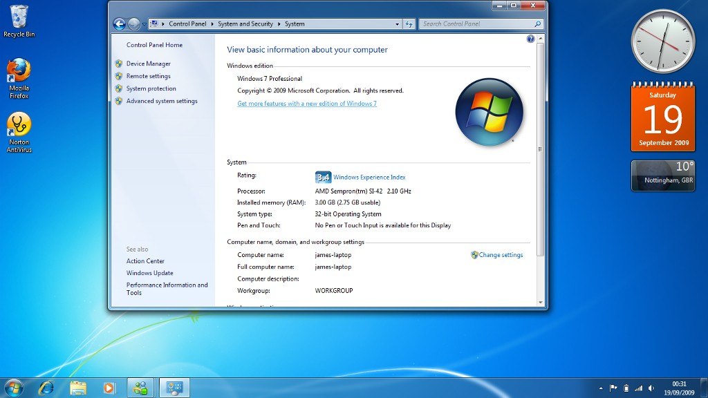 Windows 7 Home Premium OEM Key [$ 20.89]