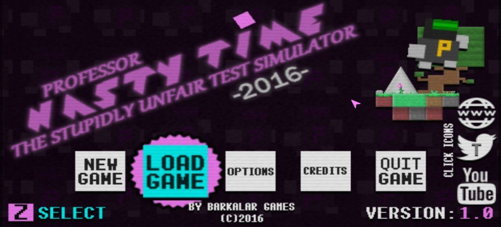 Professor Nasty Time: The Stupidly Unfair Test Simulator 2016 Steam CD Key [$ 2.2]