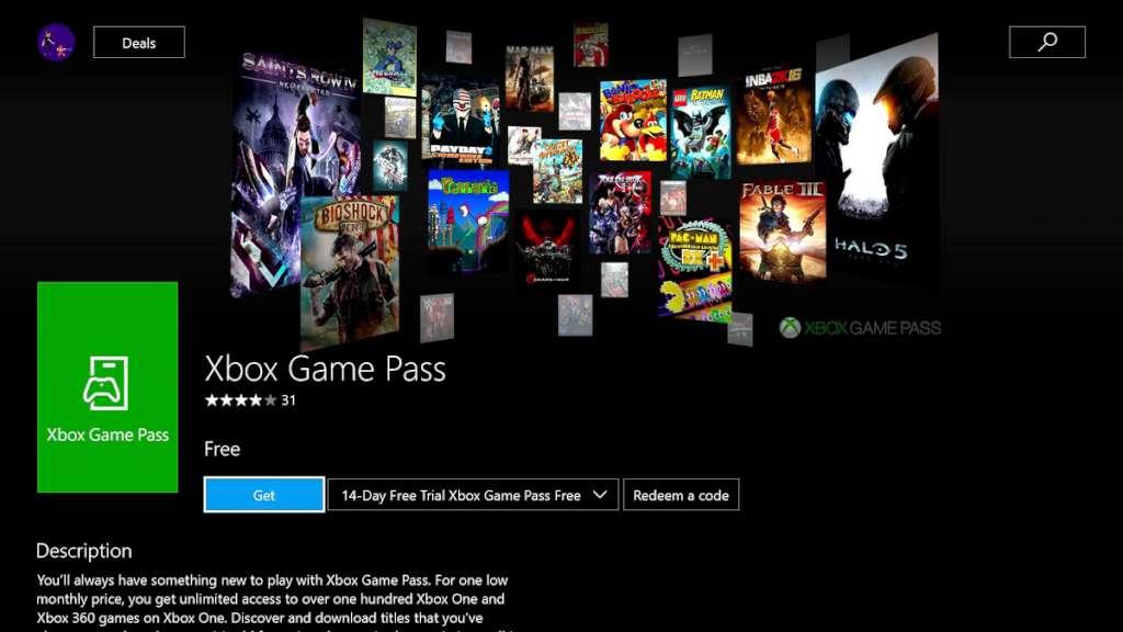 Xbox Game Pass for PC - 1 Month Trial Windows 10/11 PC CD Key (ONLY FOR NEW ACCOUNTS, valid for a week after purchase) [$ 1.8]