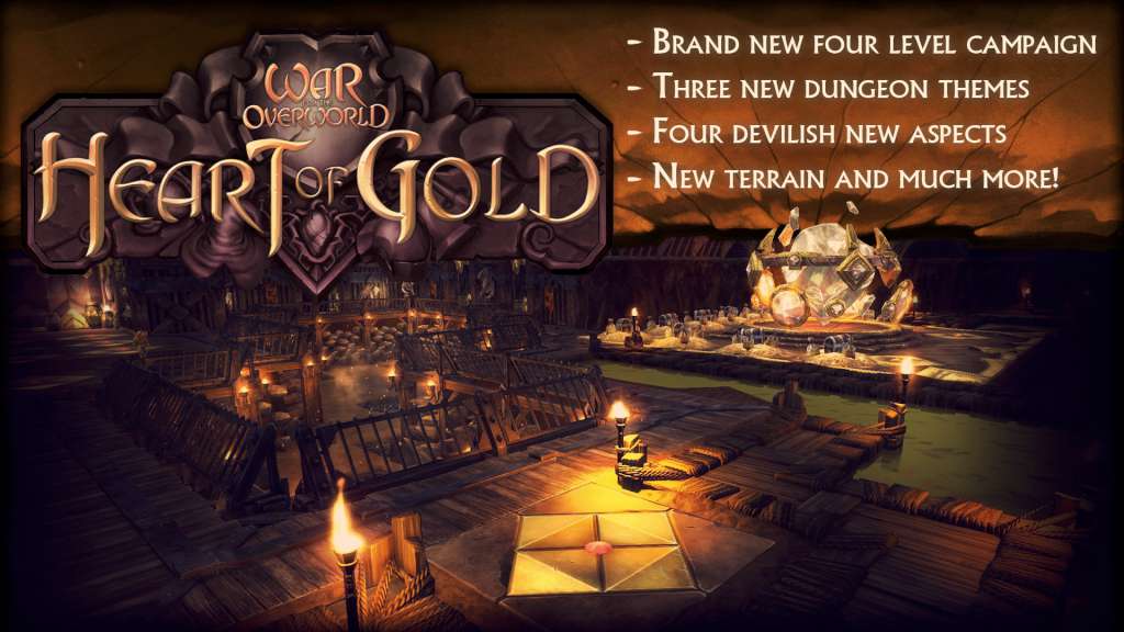 War for the Overworld - Heart of Gold DLC Steam CD Key [$ 3.68]