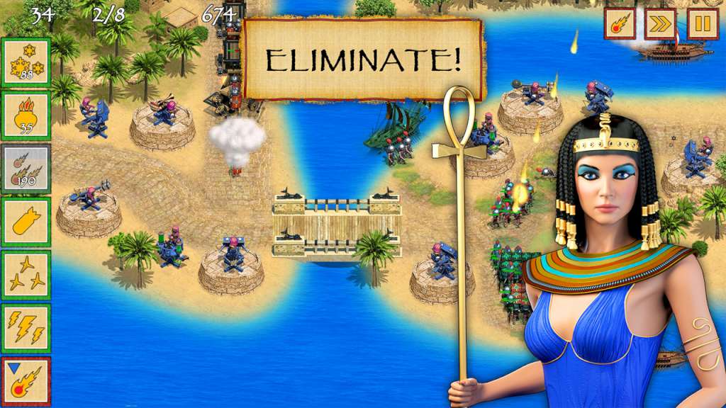 Defense of Egypt: Cleopatra Mission Steam CD Key [$ 0.5]