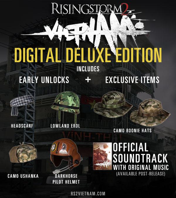 Rising Storm 2: Vietnam Digital Deluxe Edition Steam CD Key [$ 3.8]