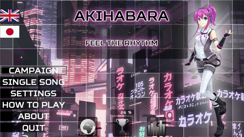 Akihabara - Feel the Rhythm Steam CD Key [$ 1.25]