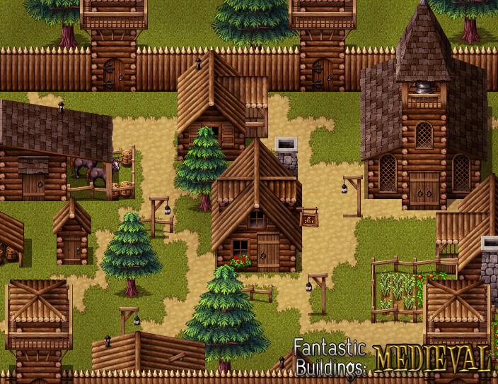 RPG Maker VX Ace - Fantastic Buildings: Medieval Steam CD Key [$ 6.54]