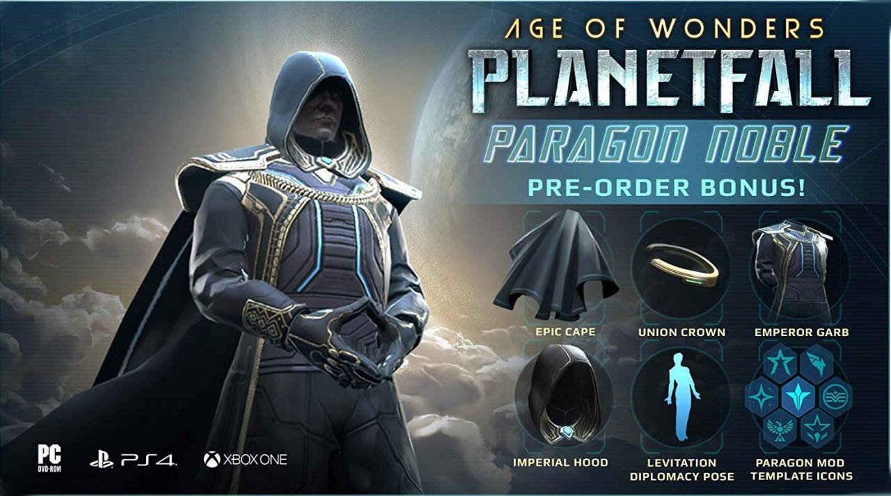 Age of Wonders: Planetfall - Paragon Set DLC Steam CD Key [$ 11.28]