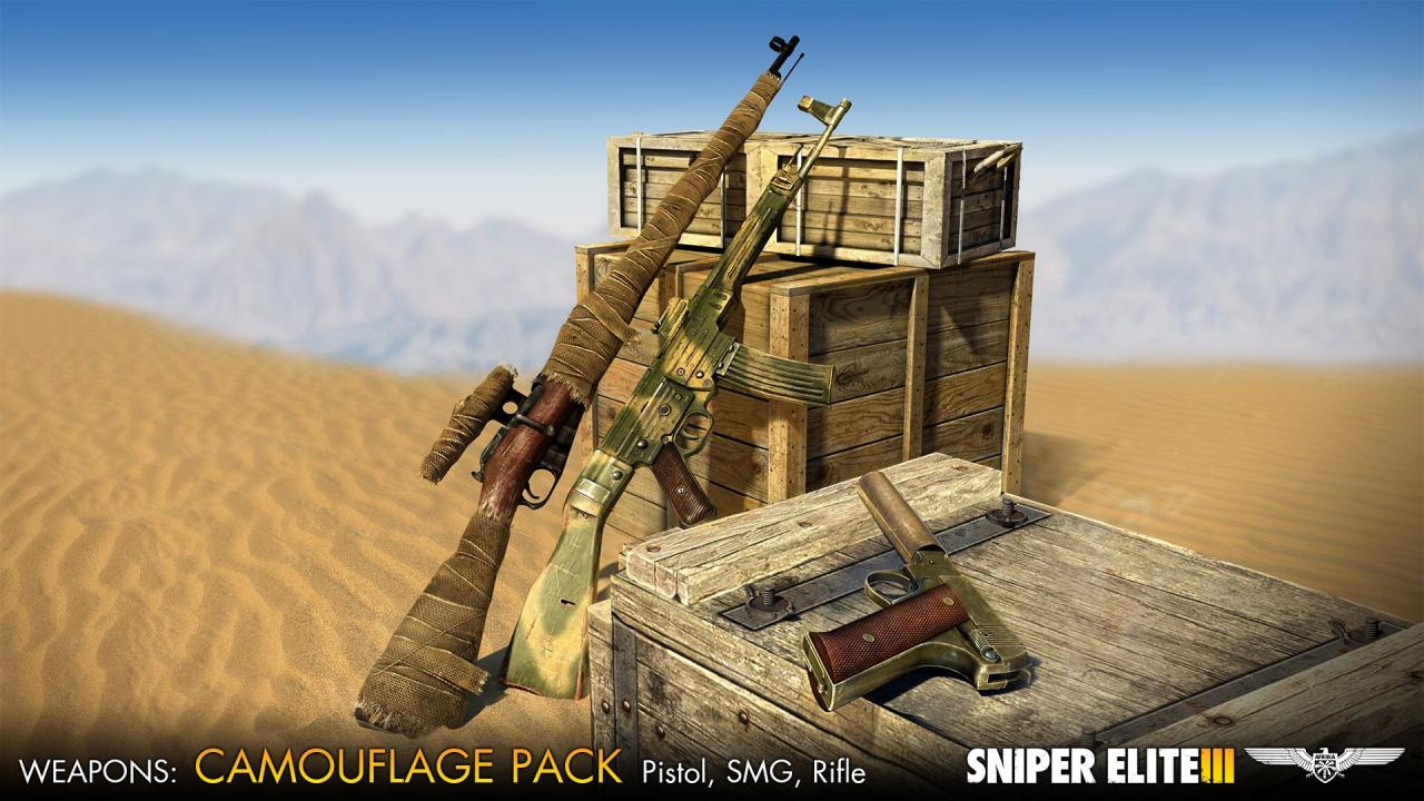 Sniper Elite III - Camouflage Weapons Pack DLC Steam CD Key [$ 2.25]