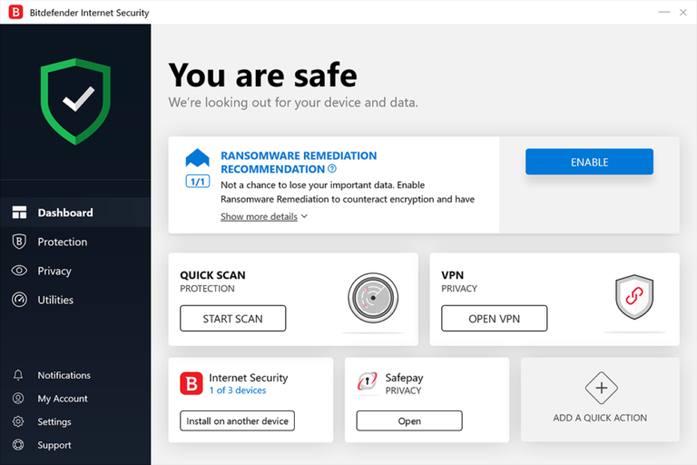 Bitdefender Total Security 2023 Trial Key (3 Months / 5 Devices) [$ 2.14]