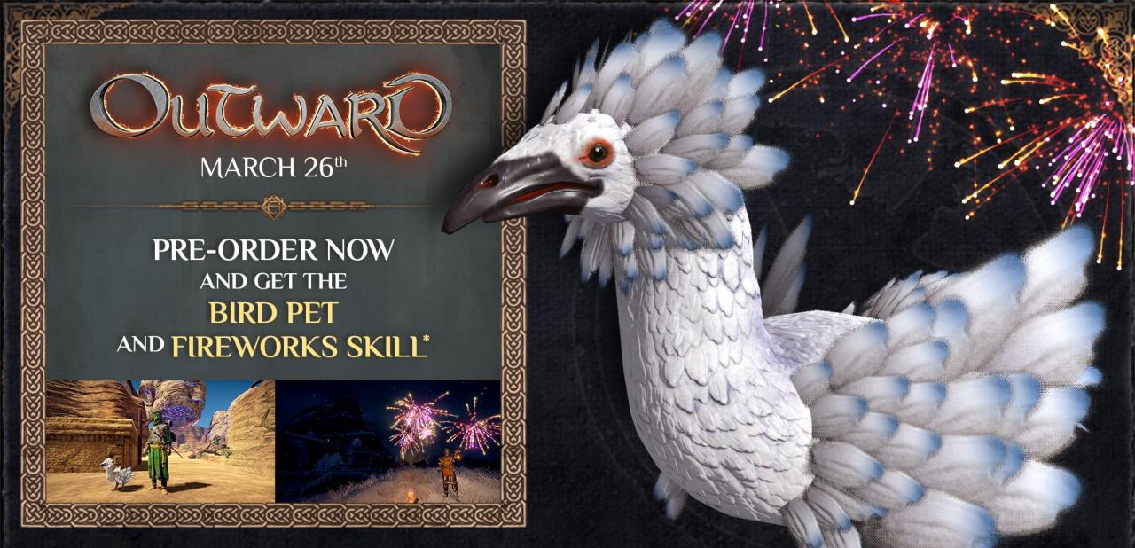 Outward - Pearl Bird Pet and Fireworks Skill DLC Steam CD Key [$ 1.67]