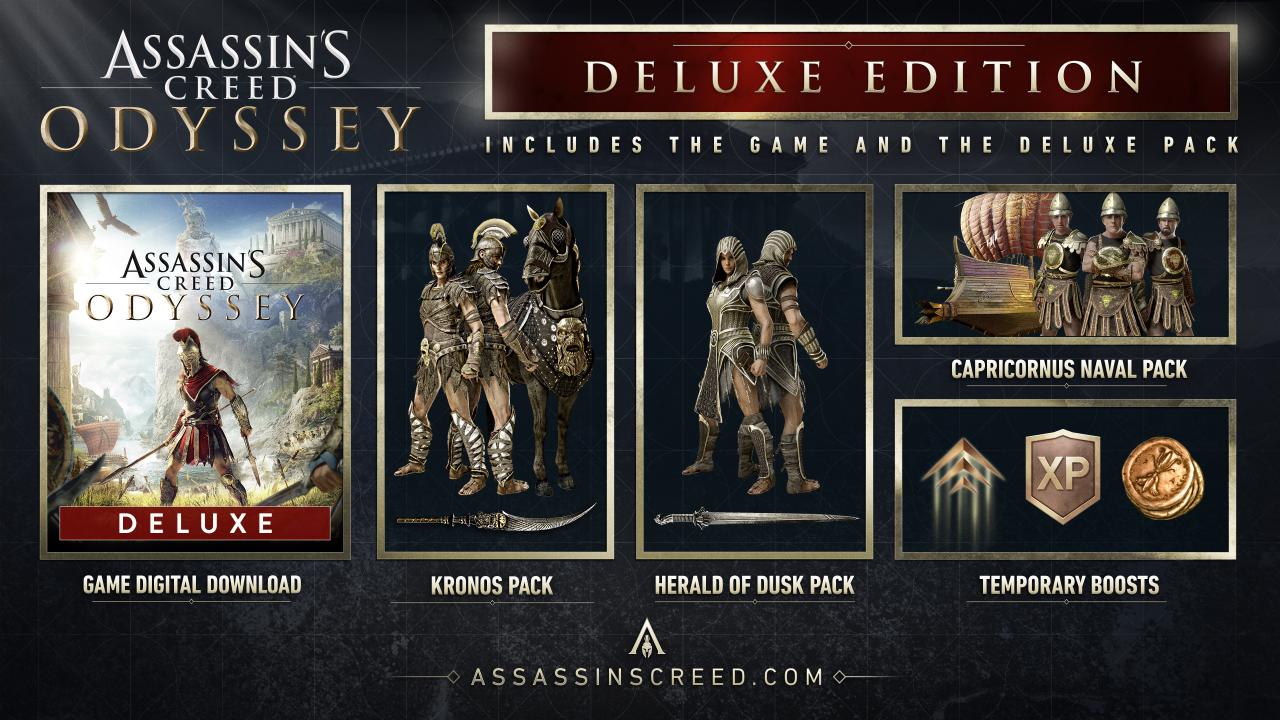 Assassin's Creed Odyssey Deluxe Edition EMEA Ubisoft Connect CD Key [$ 13.94]