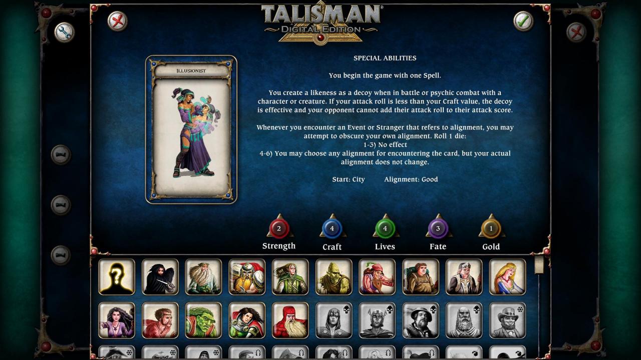 Talisman - Character Pack #11 - Illusionist DLC Steam CD Key [$ 0.8]
