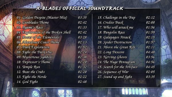 X-Blades - Soundtrack DLC Steam CD Key [$ 0.55]
