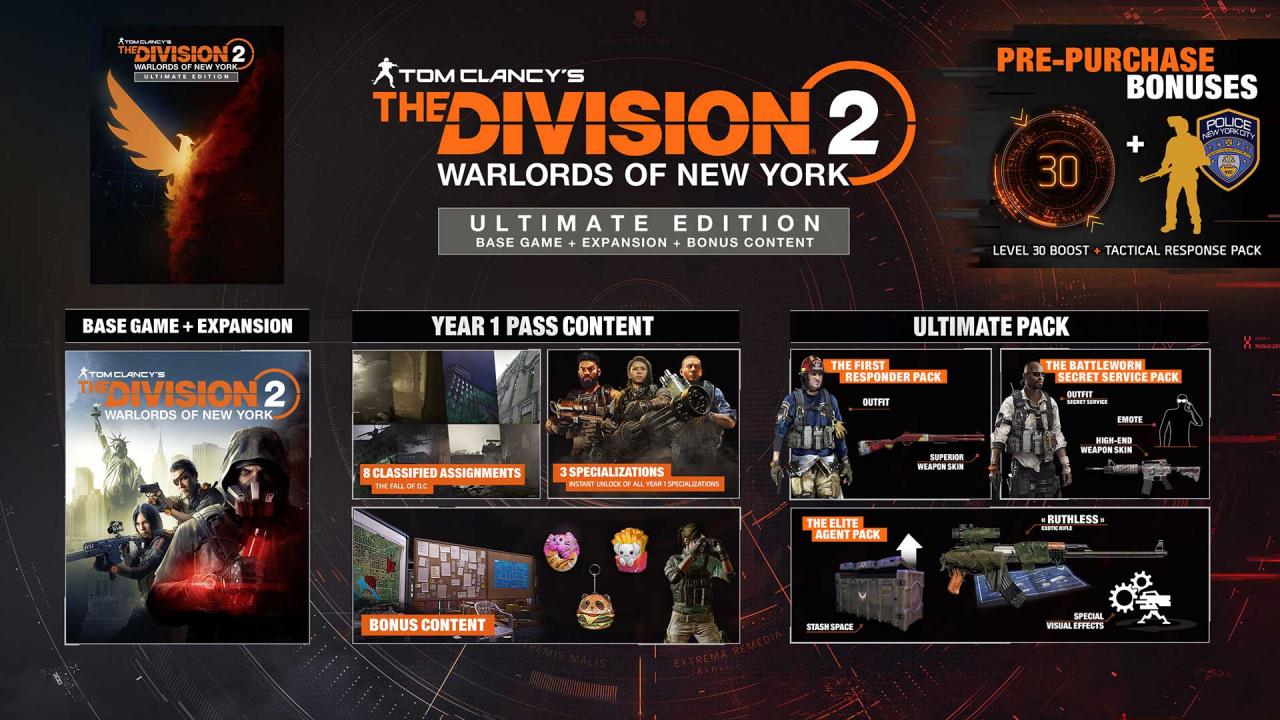 Tom Clancy’s The Division 2 Warlords of New York Ultimate Edition XBOX One CD Key [$ 27.29]