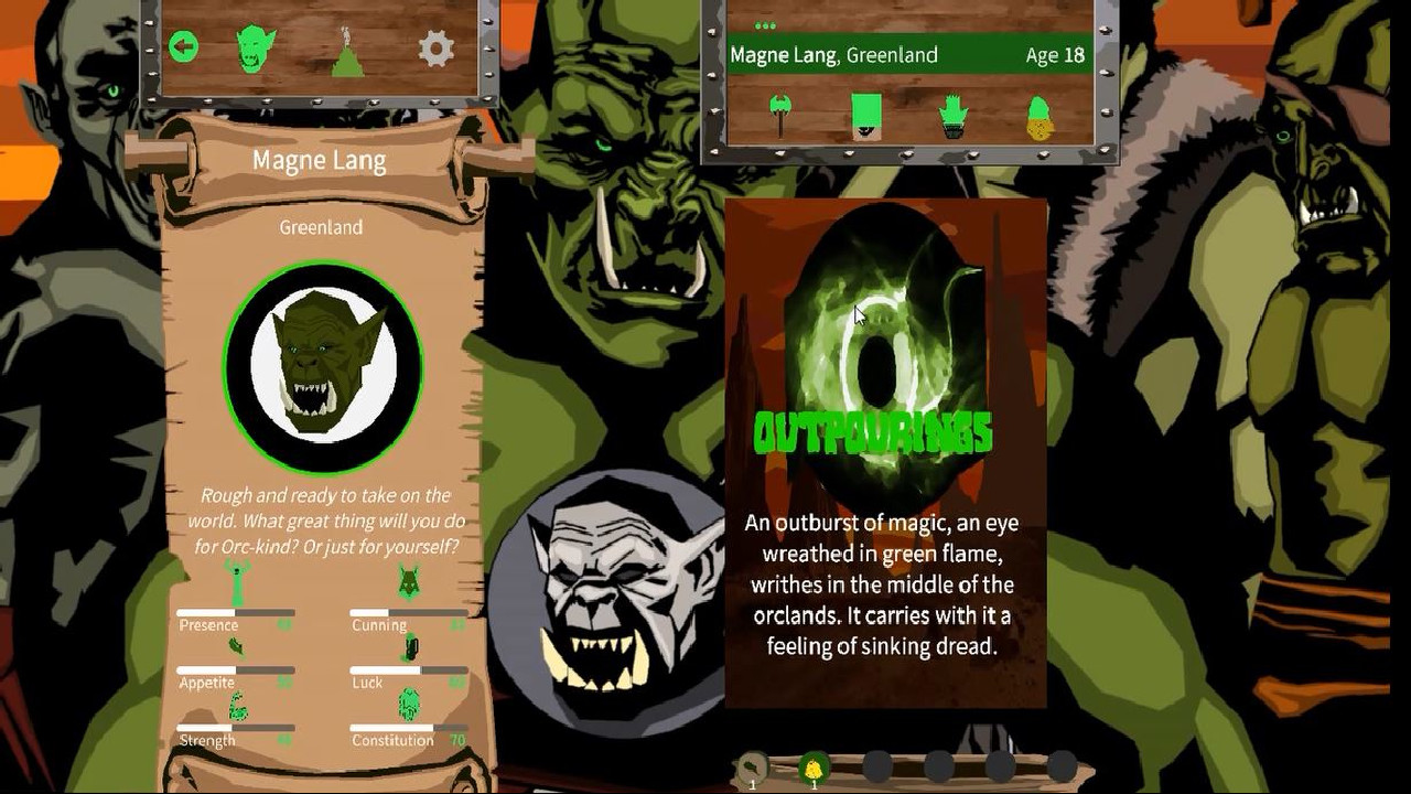 Green An Orc's Life Steam CD Key [$ 0.35]