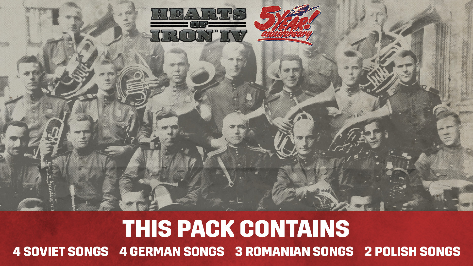 Hearts of Iron IV - Eastern Front Music Pack DLC Steam CD Key [$ 3.15]