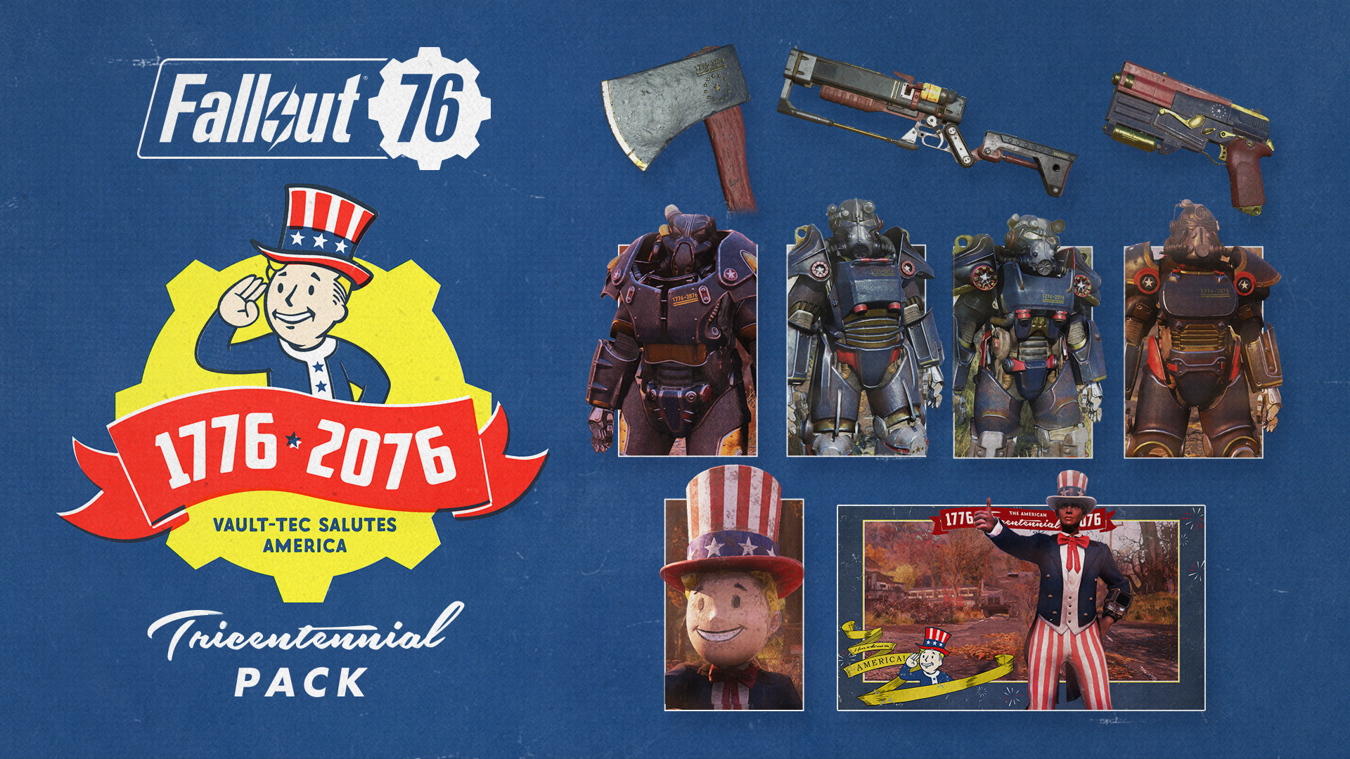 Fallout 76 - Tricentennial Pack DLC Steam CD Key [$ 5.65]