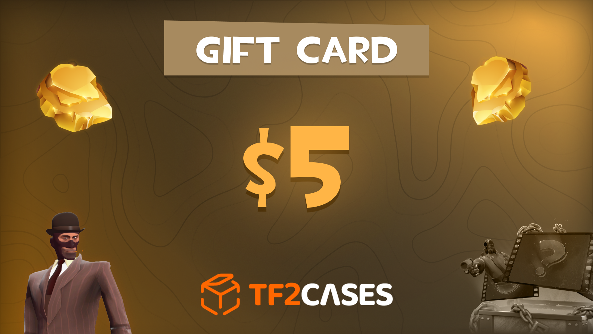 TF2CASES.com $5 Gift Card [$ 5.65]