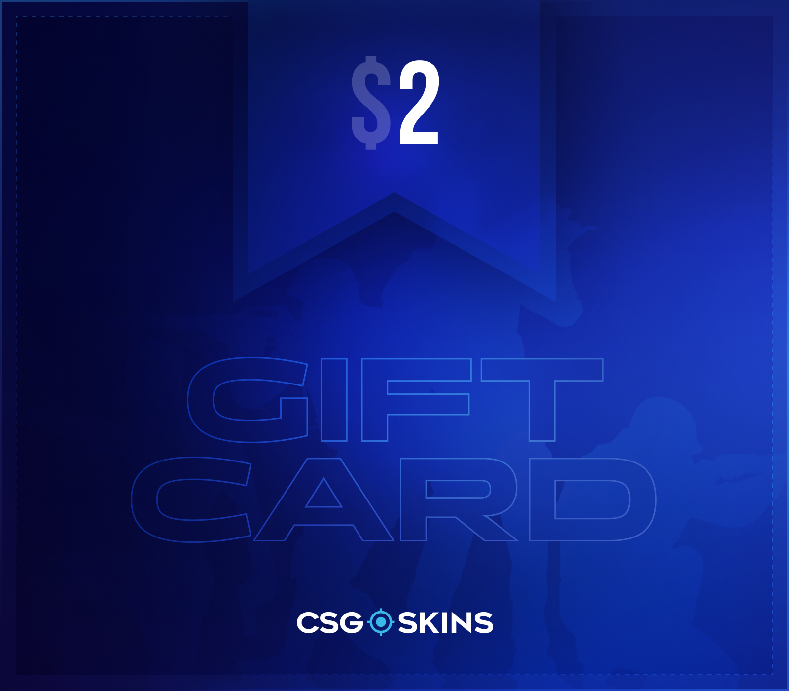 CSGO-Skins $2 Gift Card [$ 2.2]