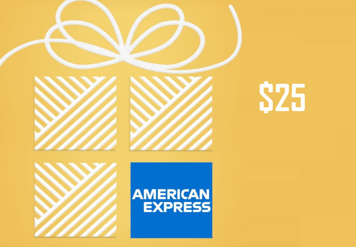 American Express $25 USD Gift Card [$ 33.25]