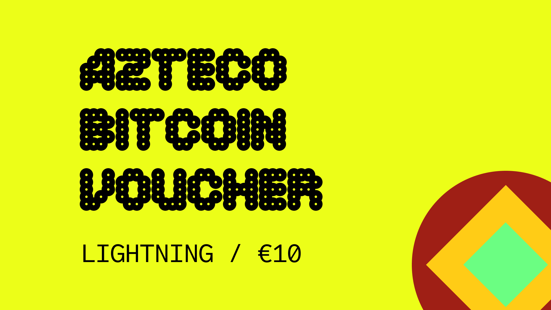 Azteco Bitcoin Lighting €10 Voucher [$ 11.3]
