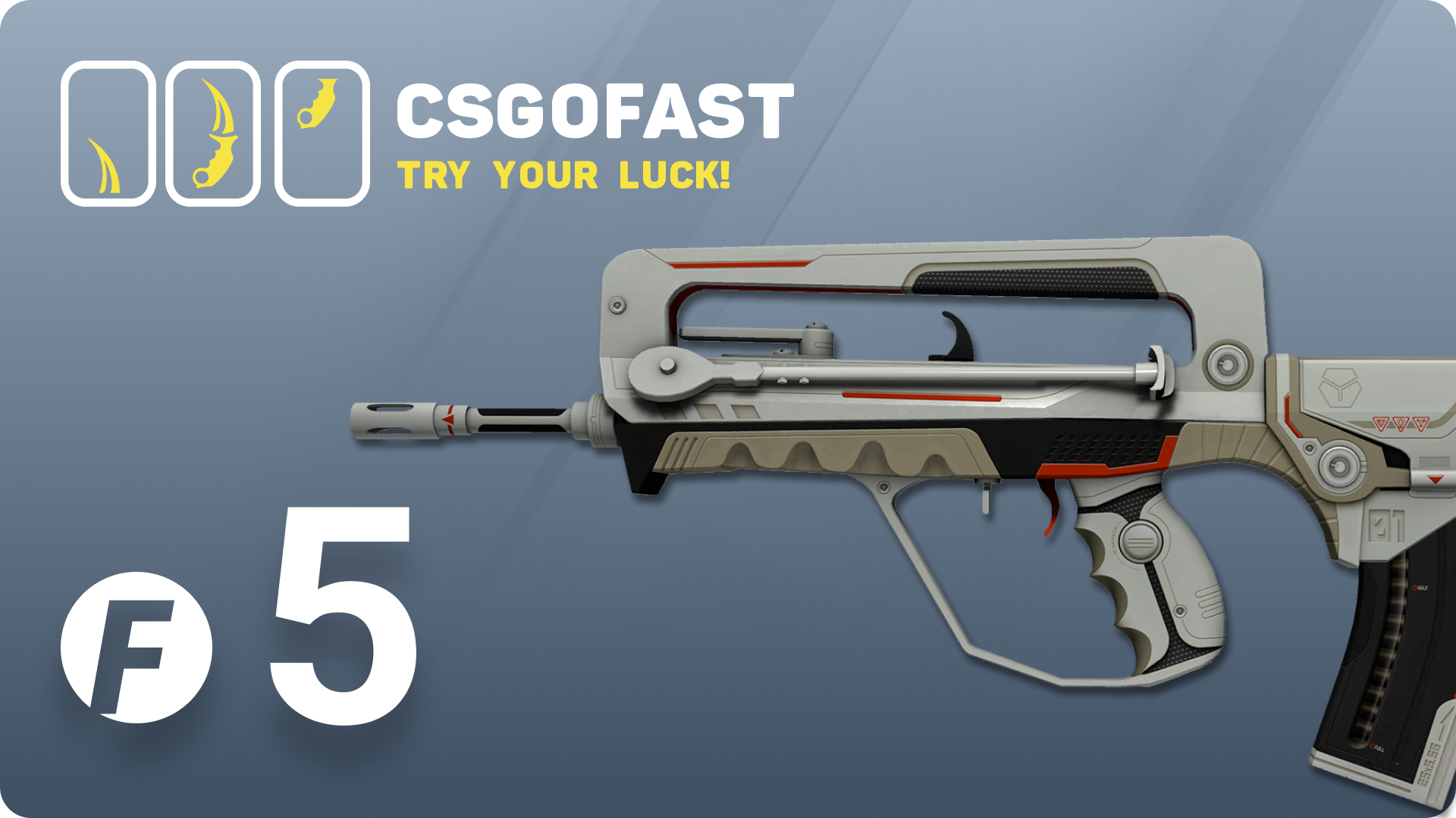 CSGOFAST 5 Fast Coins Gift Card [$ 3.63]
