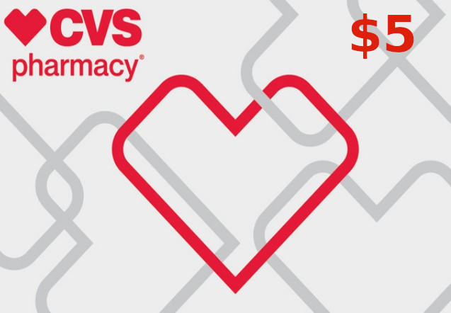 CVS Pharmacy $5 Gift Card US [$ 3.95]