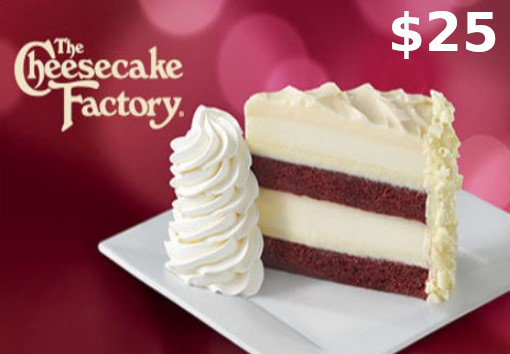Cheesecake Factory $25 Gift Card US [$ 29.28]