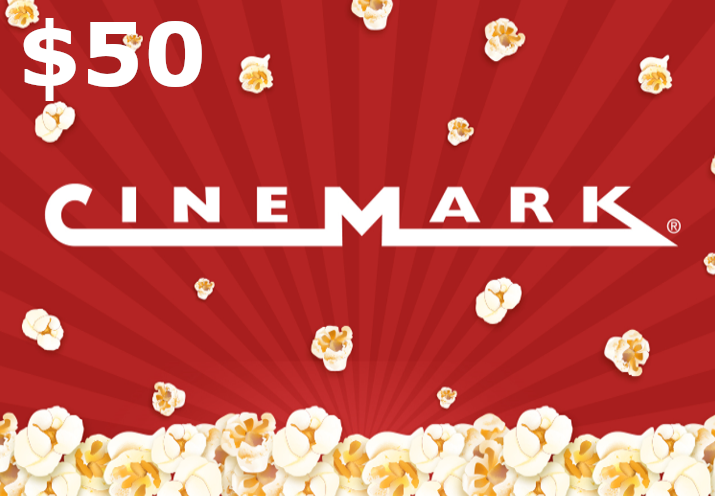 Cinemark Theatres $50 Gift Card US [$ 56.24]