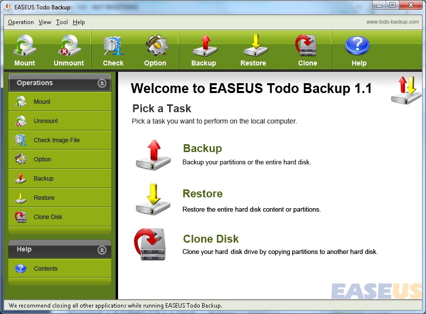 EaseUS ToDo Backup Home 10.0 (1PC) CD Key [$ 33.89]