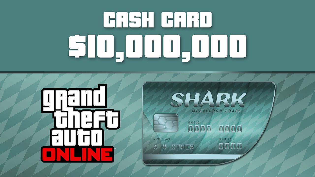 Grand Theft Auto Online - $10,000,000 Megalodon Shark Cash Card RU VPN Activated PC Activation Code [$ 33.89]