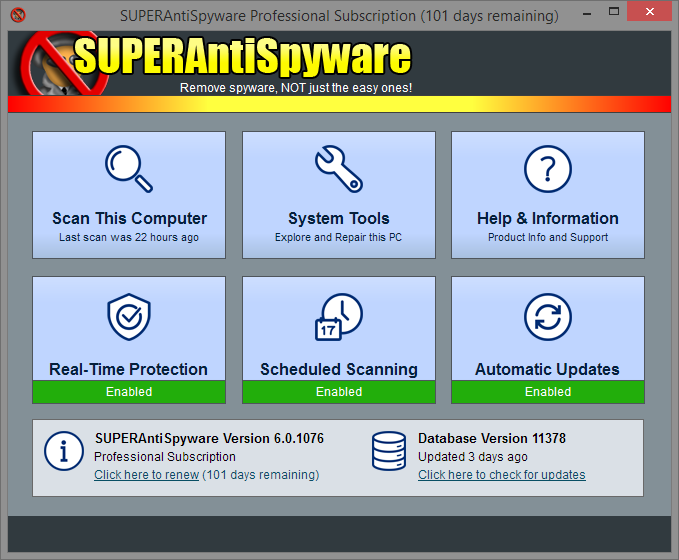 Superantispyware Professional X Edition CD Key (1 Year / 1 PC) [$ 19.2]