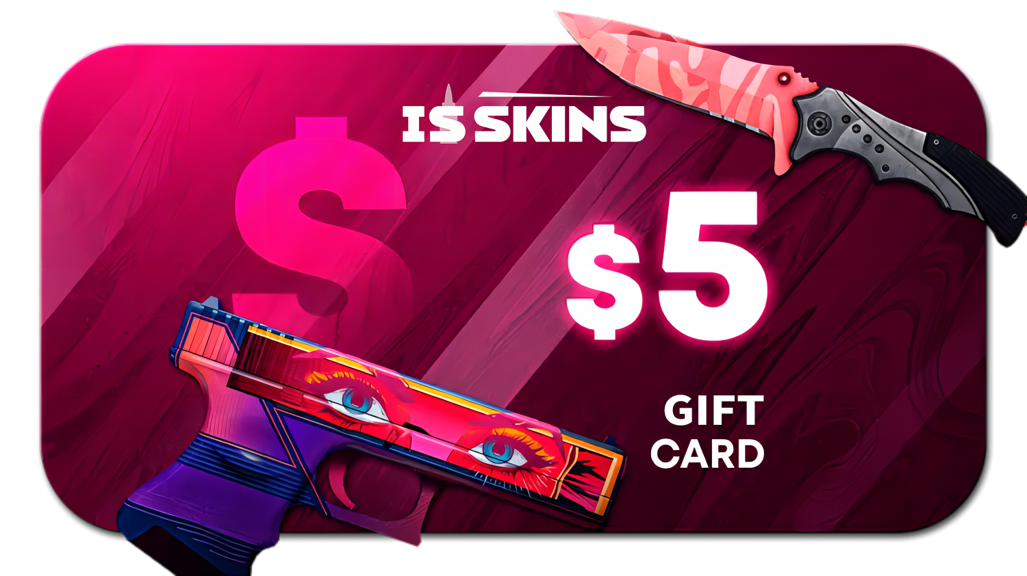 ISSKINS $5 Gift Card [$ 5.29]