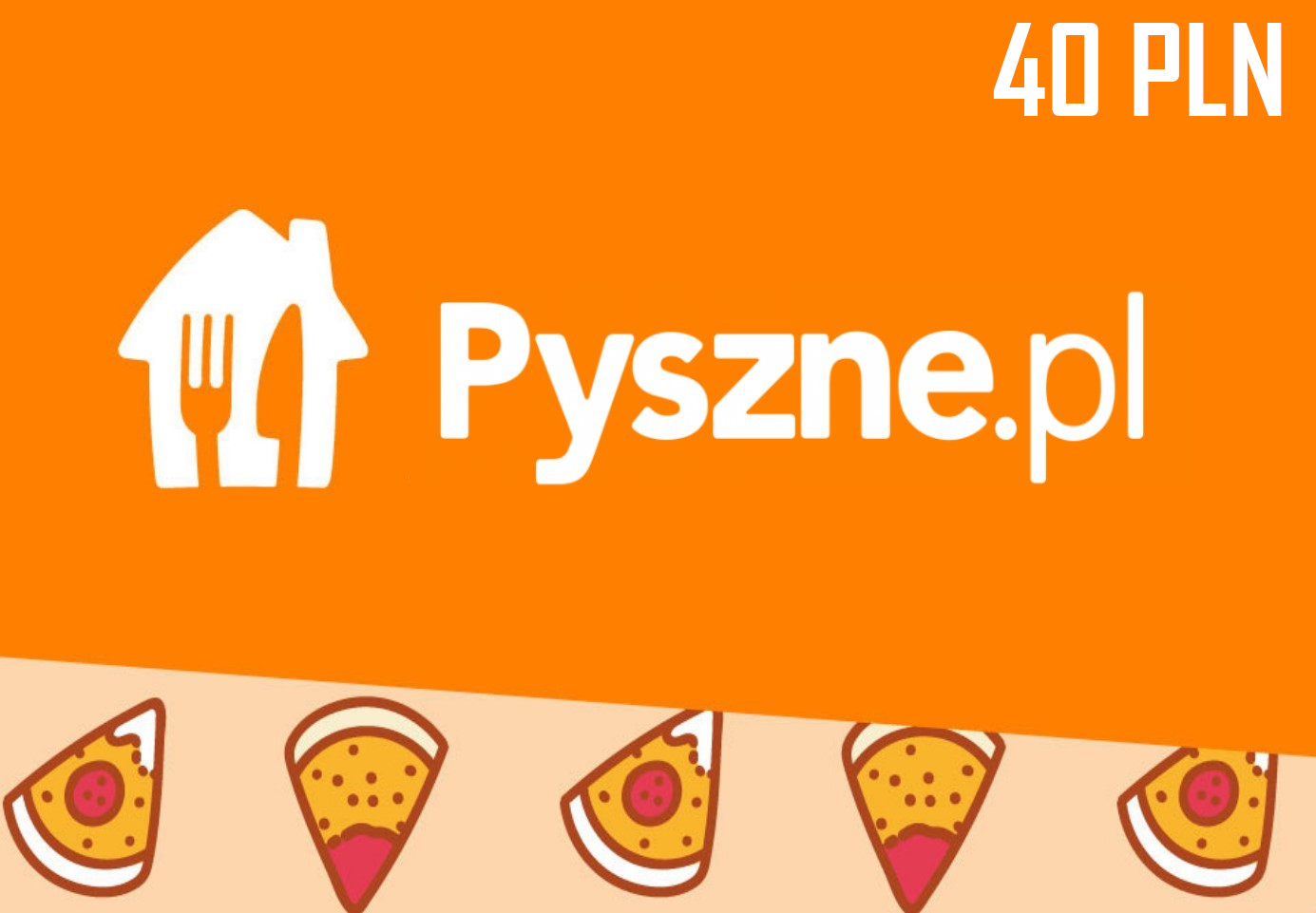 Pyszne.pl 40 PLN Gift Card PL [$ 11.82]