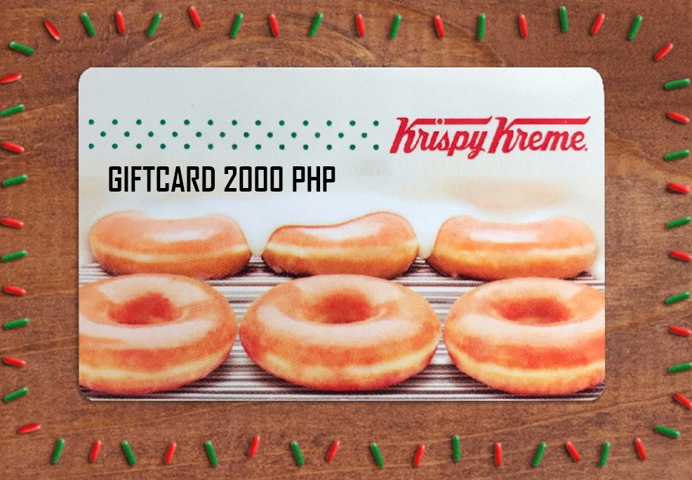 Krispy Kreme ₱2000 PH Gift Card [$ 44.27]