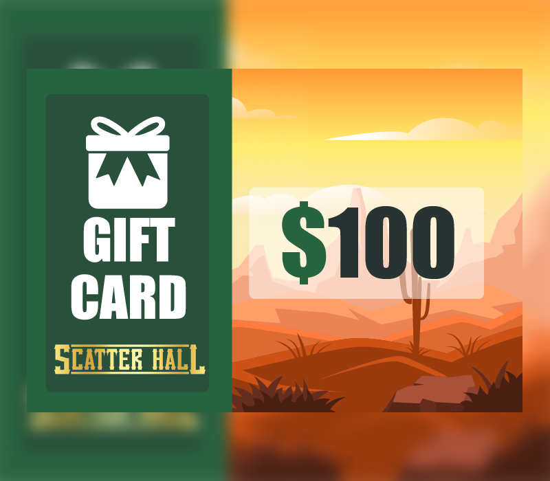 Scatterhall - $100 Gift Card [$ 122.21]