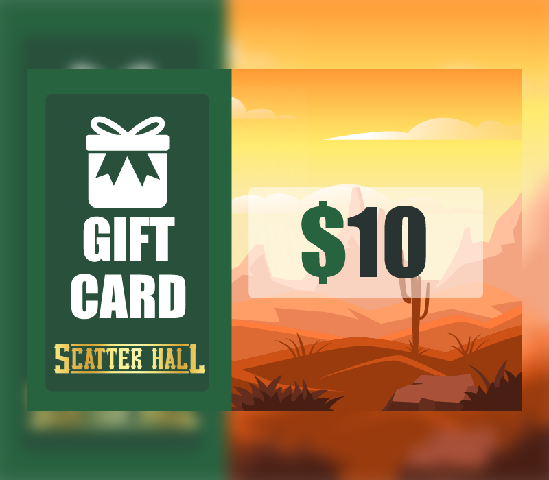 Scatterhall - $10 Gift Card [$ 12.37]