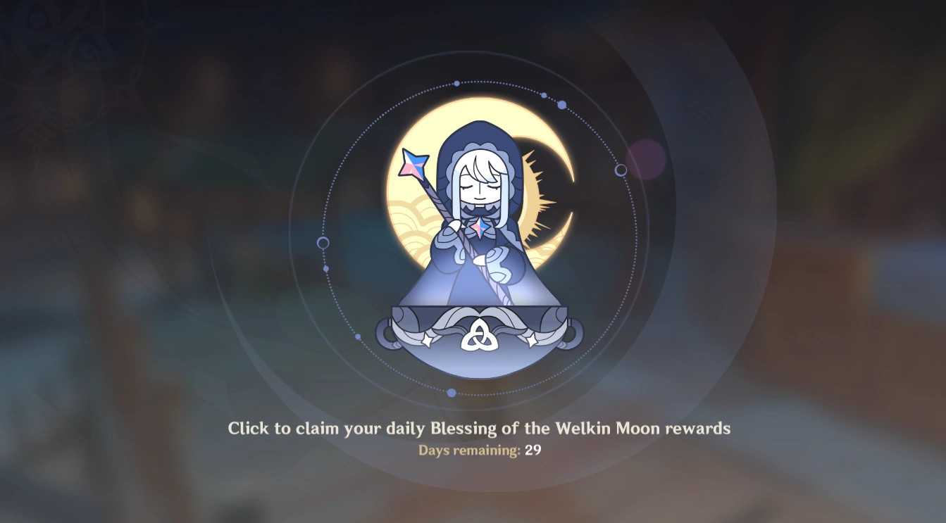 Genshin Impact Blessing of the Welkin Moon 30-Days Subscription Key [$ 5.41]