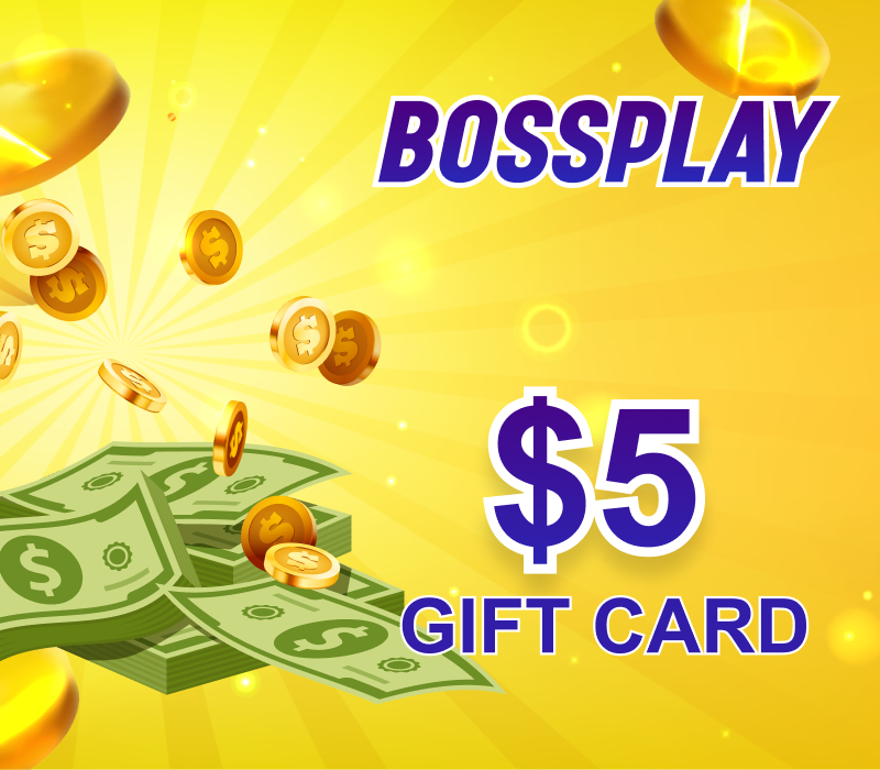 BossPlay 5 Credits Gift Card [$ 6.23]