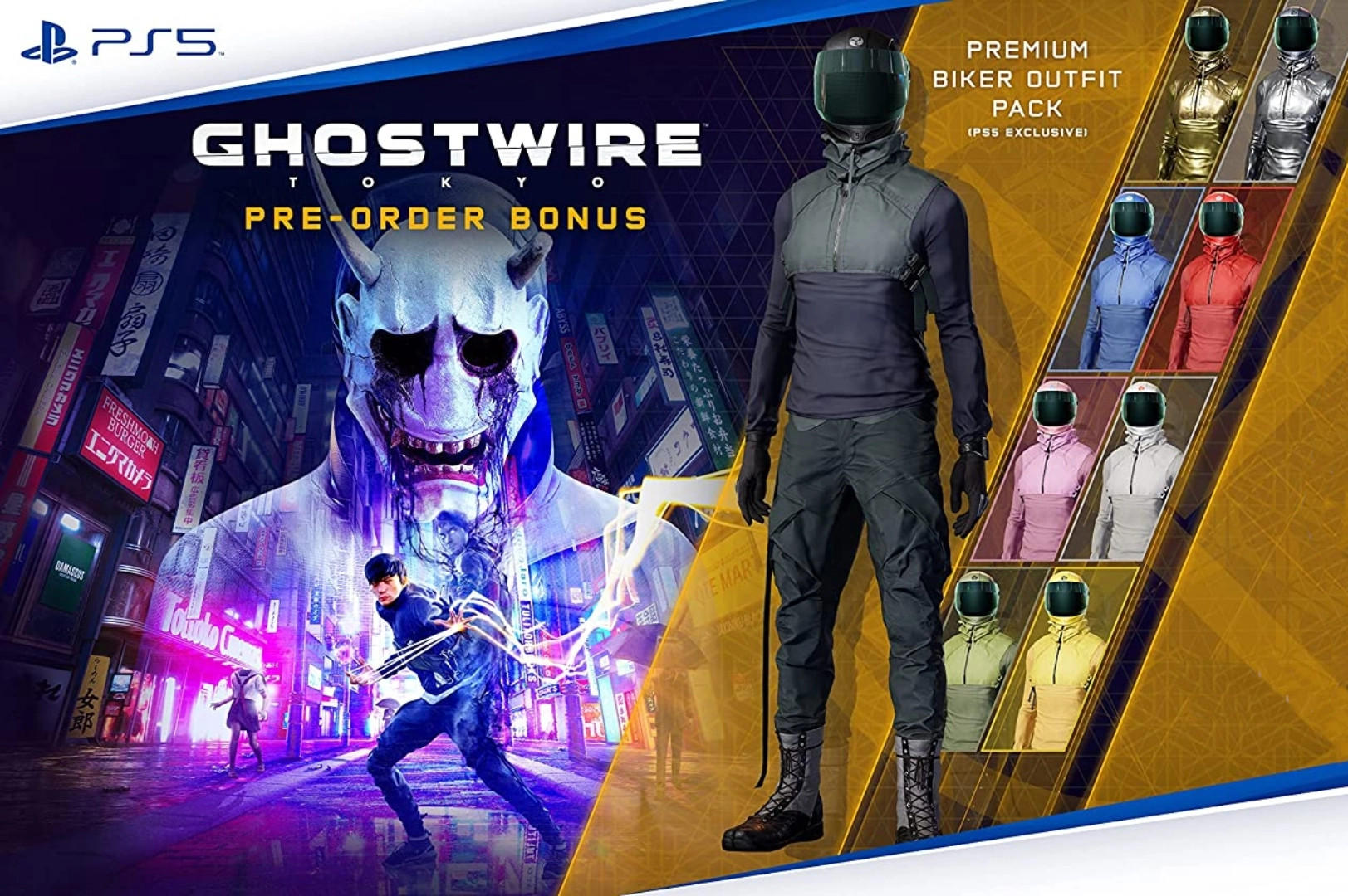 GhostWire: Tokyo - Premium Biker Outfit Pack DLC EU PS5 CD Key [$ 4.51]