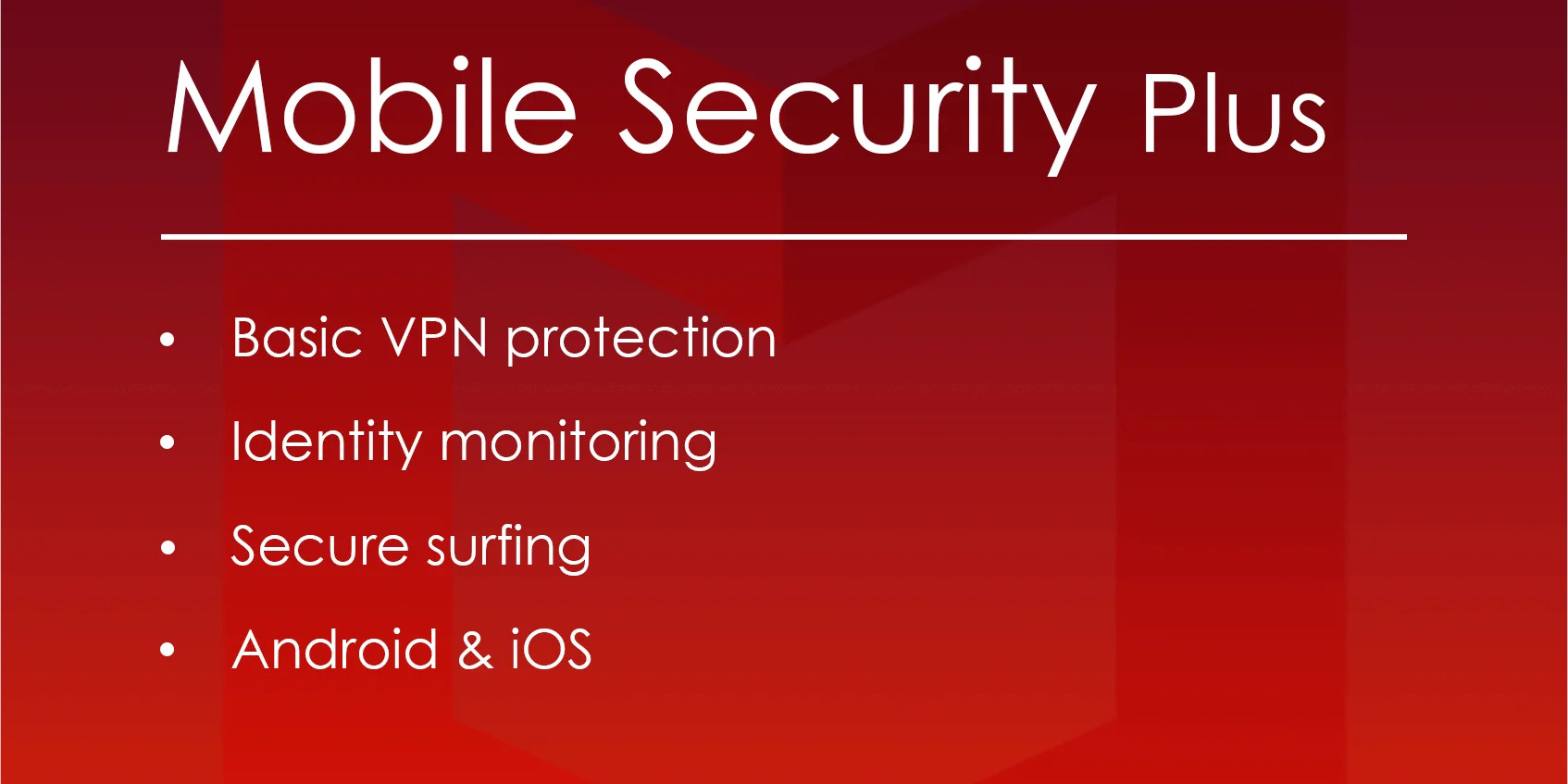McAfee Mobile Security Plus VPN Key (1 Year / Unlimited Devices) [$ 6.75]