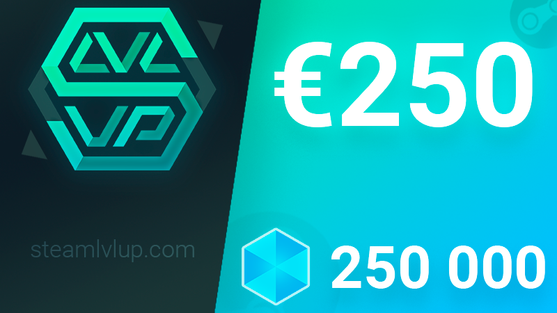 SteamlvlUP €250 Gift Code [$ 244.24]