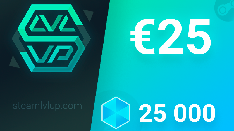 SteamlvlUP €25 Gift Code [$ 26.1]