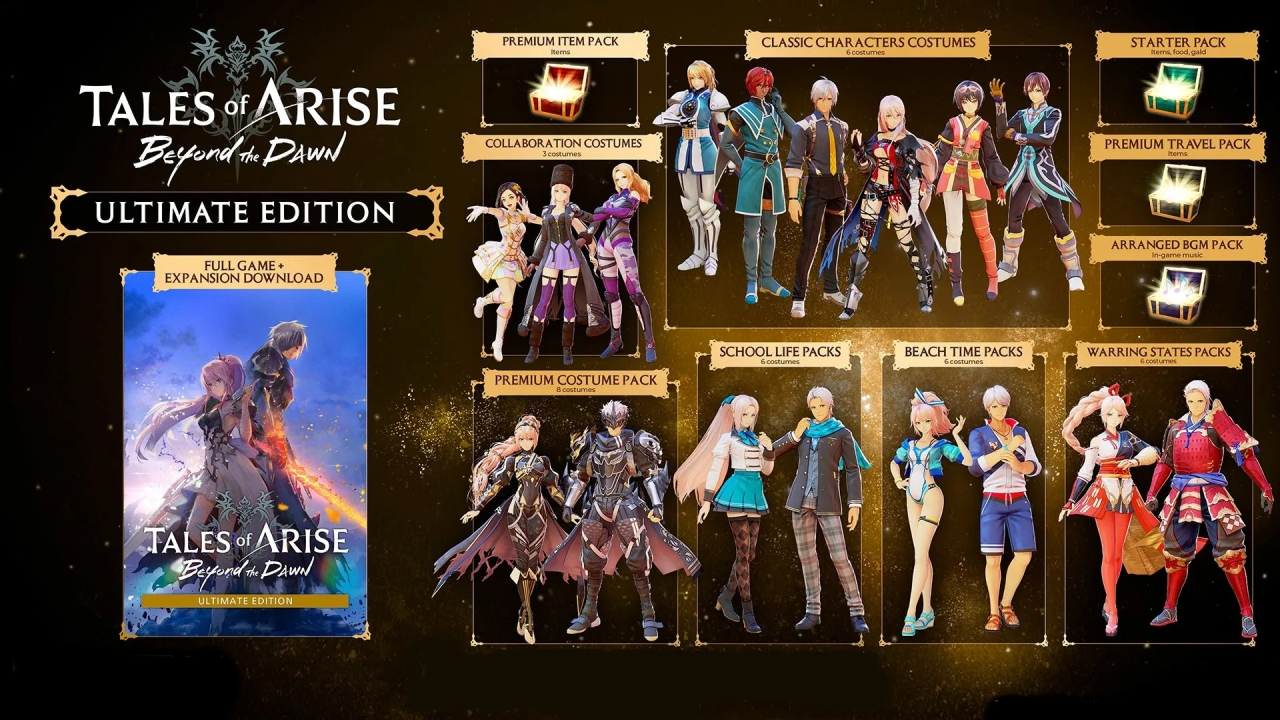 Tales of Arise: Beyond the Dawn Ultimate Edition Steam Altergift [$ 125.55]