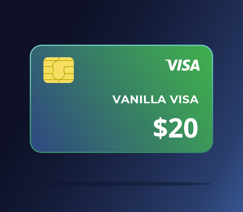 Vanilla VISA $20 US [$ 23.59]