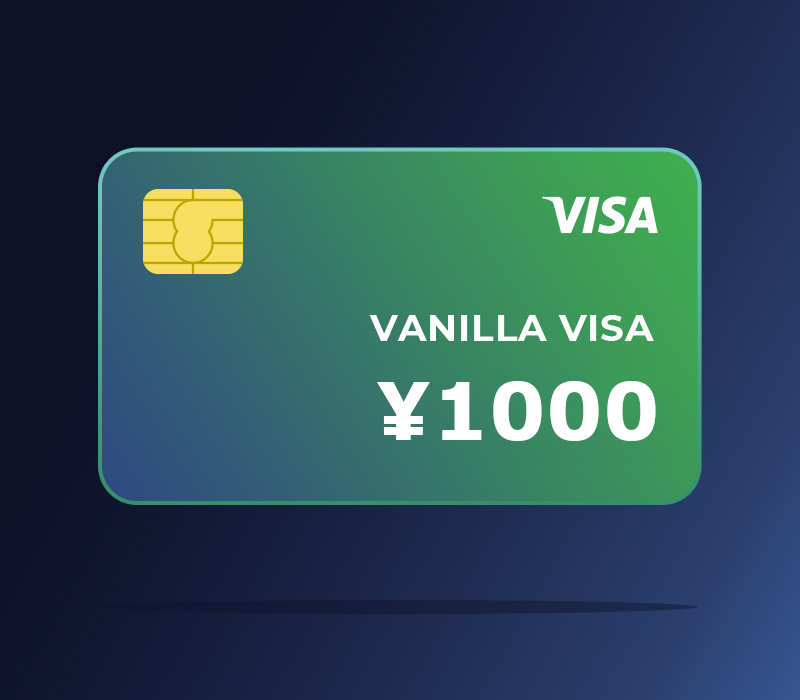 Vanilla VISA ¥1000 JP [$ 8.4]