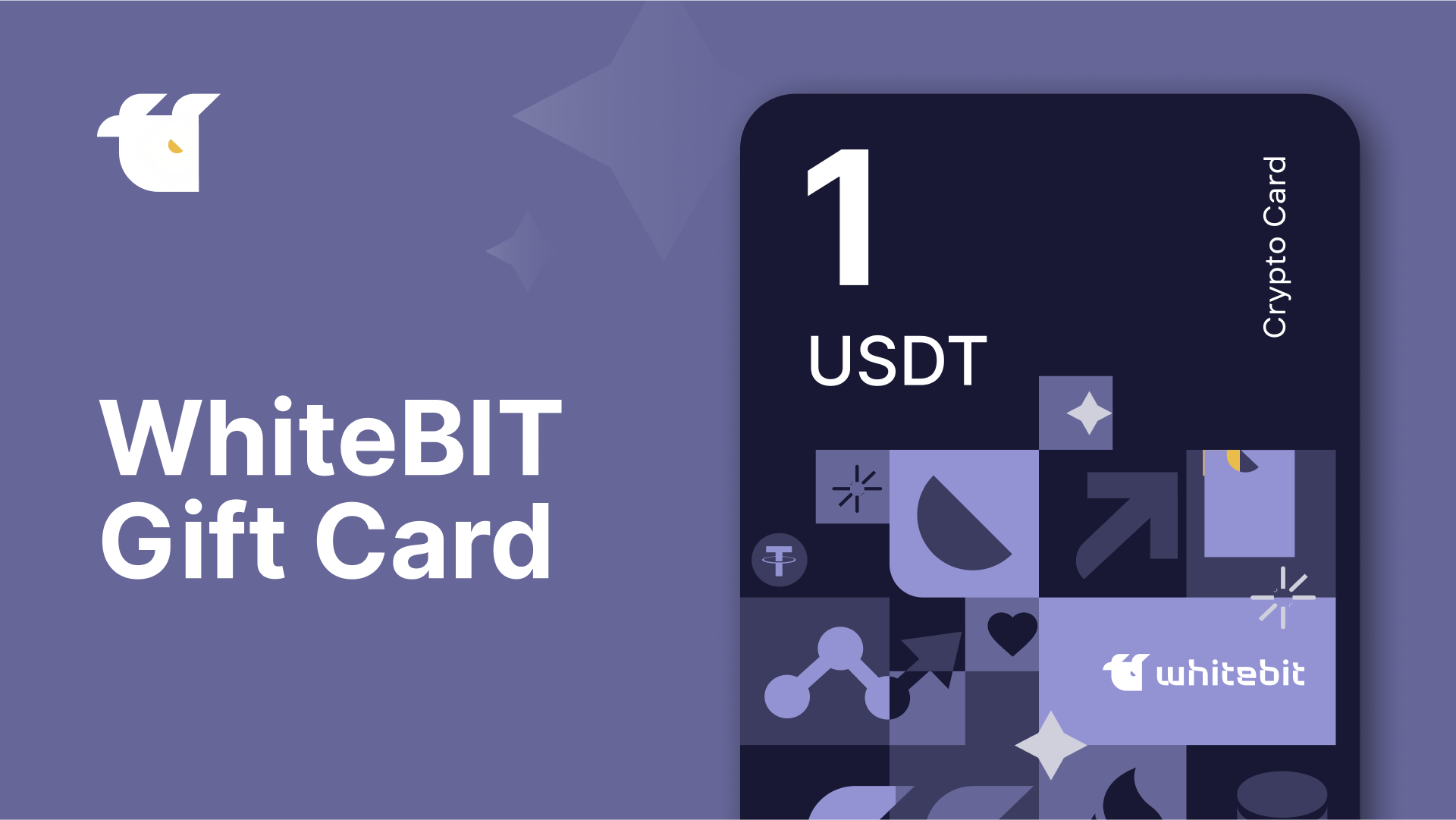 WhiteBIT 1 USDT Gift Card [$ 1.33]