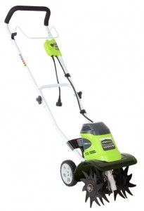 cultivator Greenworks Corded 8A Photo, Characteristics, review