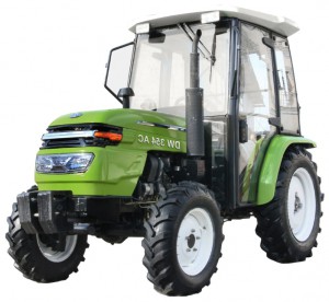 mini traktori DW DW-354AC kuva, ominaisuudet, arvostelu