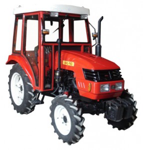 mini traktori DongFeng DF-244 (с кабиной) kuva, ominaisuudet, arvostelu