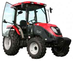 mini traktör TYM Тractors T433 fotoğraf, özellikleri, gözden geçirmek
